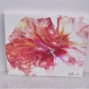 Hand painted abstract scenes